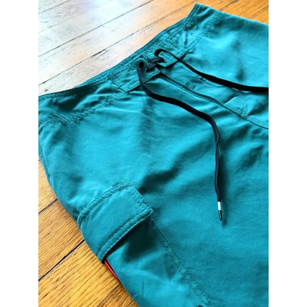 RVCA 'Classic Non-Stretch' Blue Boardshorts Mens sz 31